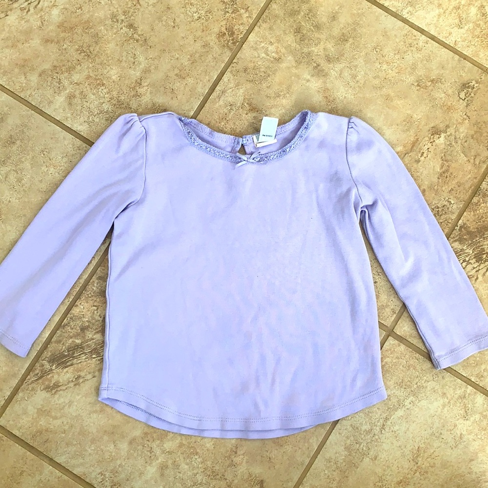 🎉10 for $10🎉 gap long sleeve toddler shirt 2-3 years purple